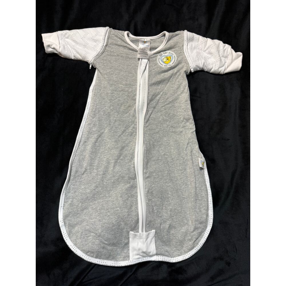 Two Baby Bears Swaddle Sleeves Sack Weighted Arms 3-6 months